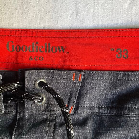 Goodfellow and Co Men’s Swimming Trunks size 33W, Gray, Swimming Shorts - Picture 7 of 12